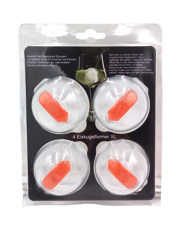 BURI Kaltspeisenform Eiskugelformer 5cm 4 Stück Eiswürfelform Eiswürfelbereiter Eiswürfel BURI Kaltspeisenform Eiskugelformer 5cm 4 Stück Eiswürfelform Eiswürfelbereiter Eiswürfel von BURI
