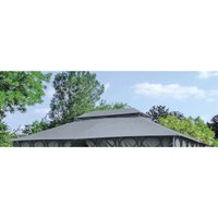 Buri - Ersatzdach für Cape Town Garten-Pavillon anthrazit 4x3m Pavillondach Kaminabzug Buri - Ersatzdach für Cape Town Garten-Pavillon anthrazit 4x3m Pavillondach Kaminabzug von BURI