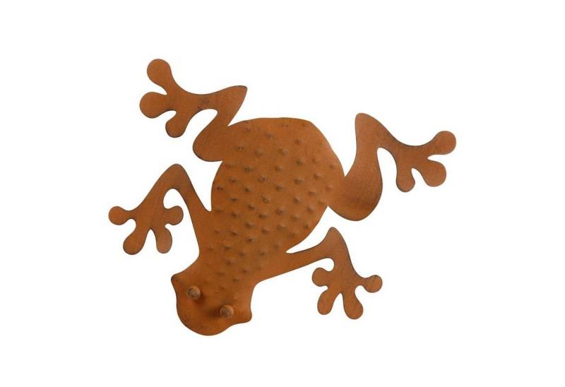 BURI Gartenfigur Deko Frosch aus Metall rostbraun Dekofigur Wanddeko Gartendeko Gartenf BURI Gartenfigur Deko Frosch aus Metall rostbraun Dekofigur Wanddeko Gartendeko Gartenf von BURI