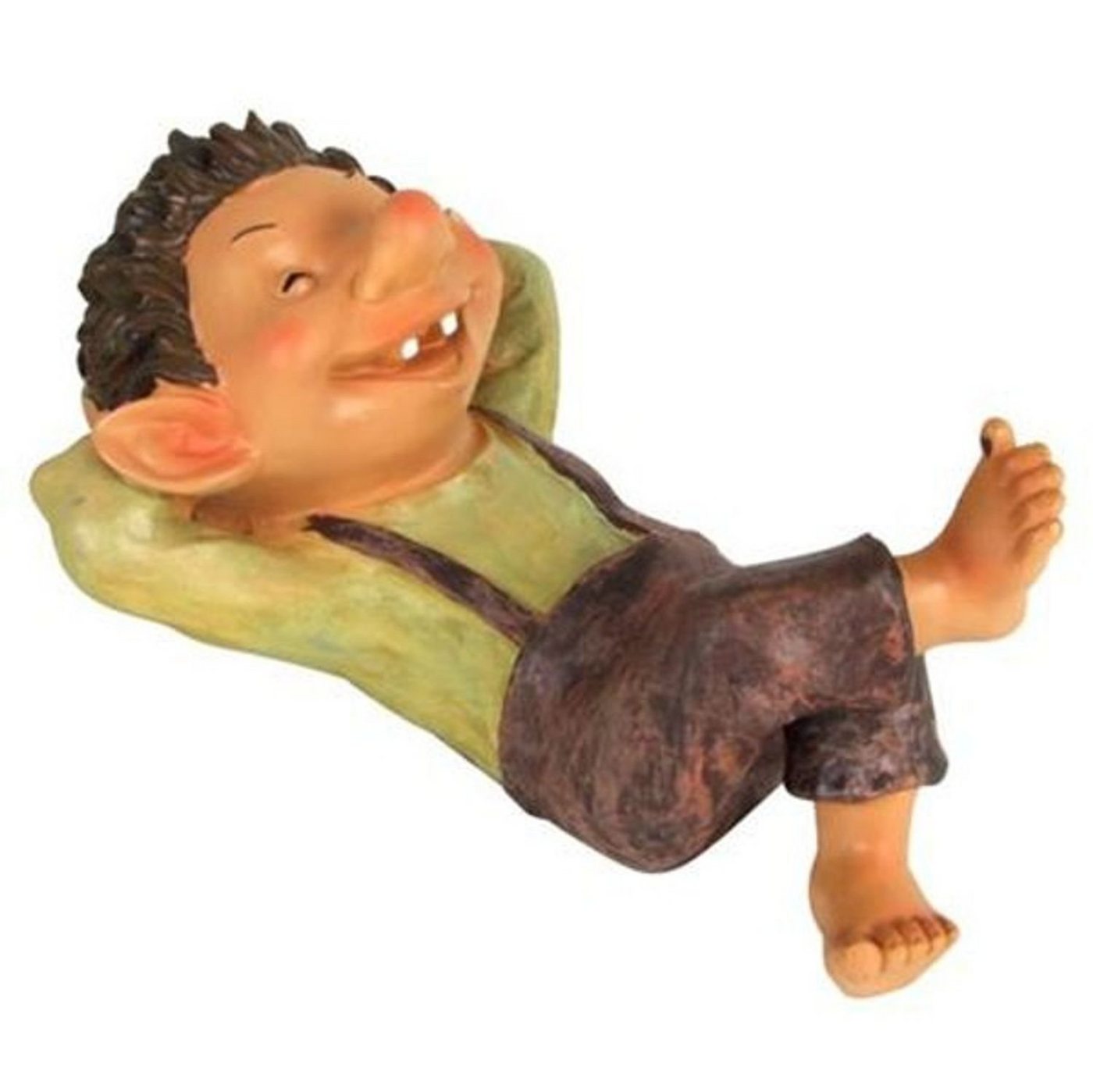 BURI Gartenfigur Dekofigur Troll Gartengeselle Figur Gartentroll Gartenfigur Garten von BURI