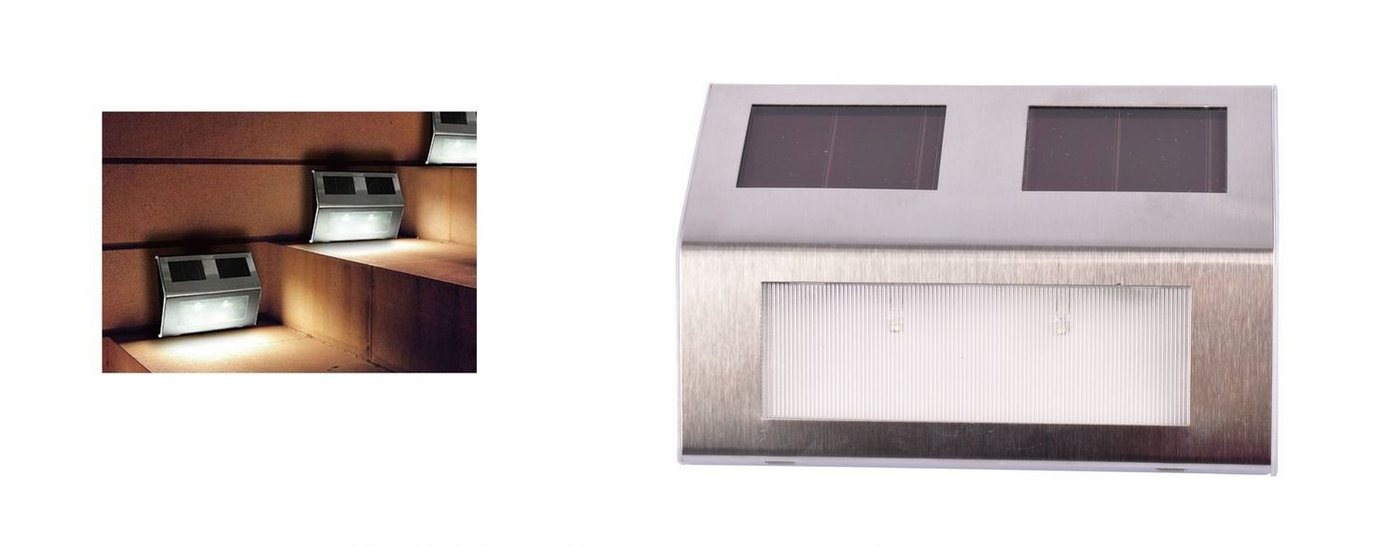BURI Gartenleuchte Solar Treppenstrahler Treppenlampe Stufenlicht Treppenbeleuchtung BURI Gartenleuchte Solar Treppenstrahler Treppenlampe Stufenlicht Treppenbeleuchtung von BURI