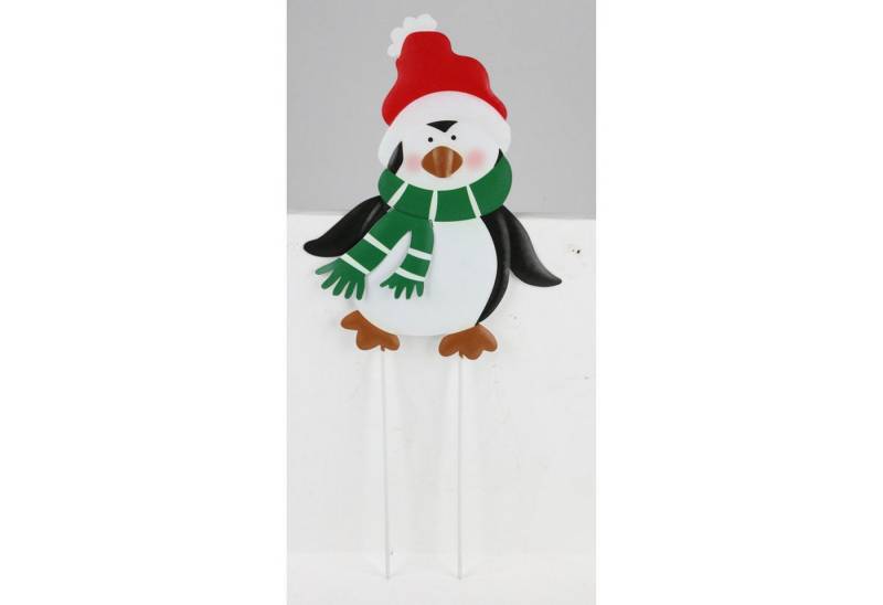 BURI Gartenstecker WH Gartenstecker Pinguin 50 cm 12 Stück von BURI