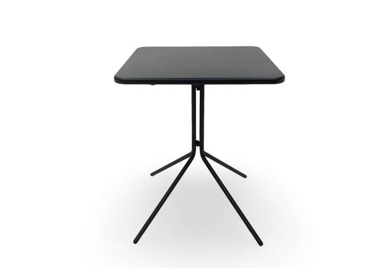 BURI Gartentisch Klapptisch kleiner Tisch 58x58cm Bistrotisch klappbar Beistelltisch von BURI