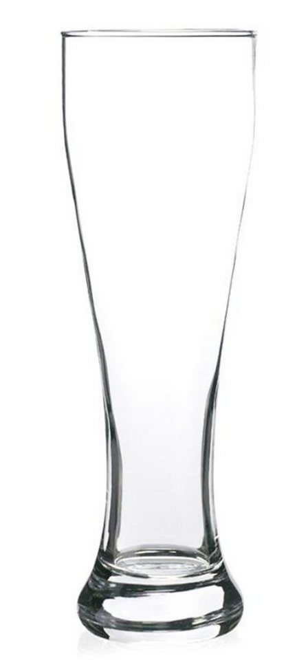 BURI Gläser-Set 12x Weizenbierglas Gläser Glas Weizenbier Küche Haushalt Gastronomie, Glas von BURI