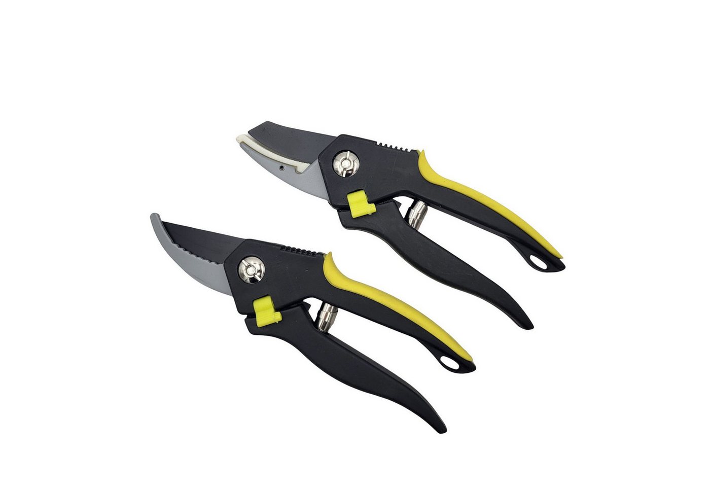 BURI Grasschere Gartenscheren 2er-Set Blumenschere Ambossschere Floristenschere von BURI