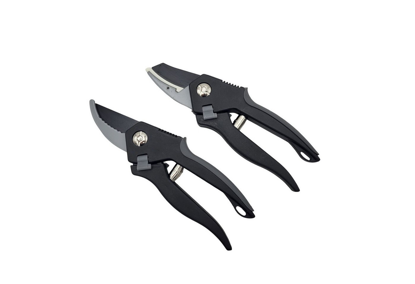 BURI Grasschere Gartenscheren 2er-Set Blumenschere Ambossschere Floristenschere von BURI