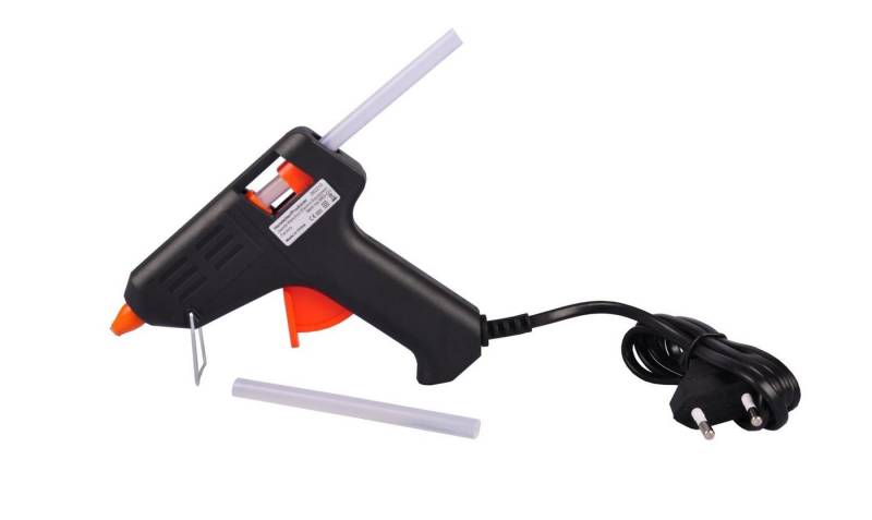 BURI Heißklebepistole Mini Heißklebepistole mit Klebesticks Klebepistole Bastelkleber von BURI