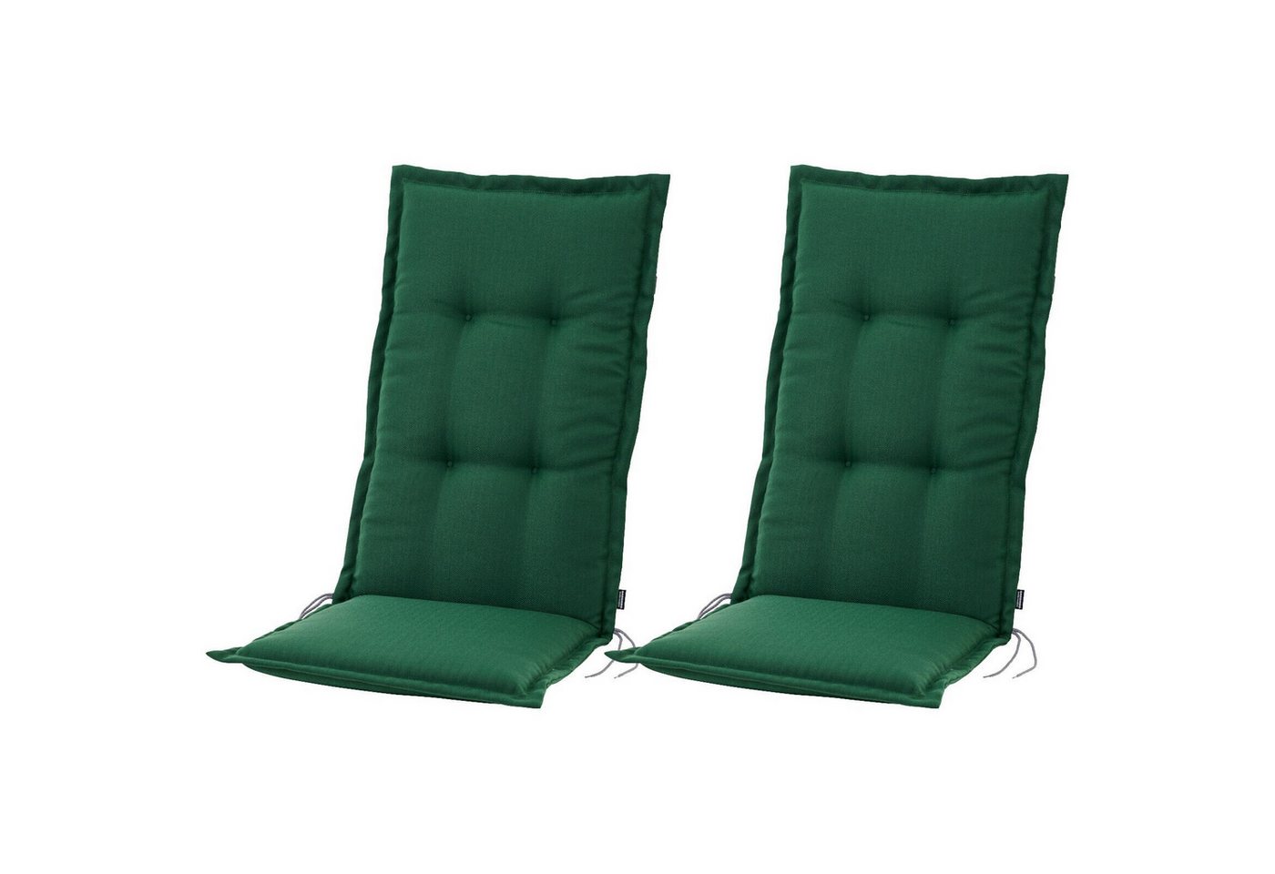 BURI Hochlehnerauflage 2x Hochlehner Auflage Sitzkissen Polster für Sessel Gartenstuhl Kissen, (2 St) von BURI