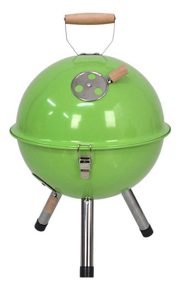 BURI Holzkohlegrill Barbecue Kugel-Tischgrill Campinggrill Picknickgrill Holzkohlegrill von BURI