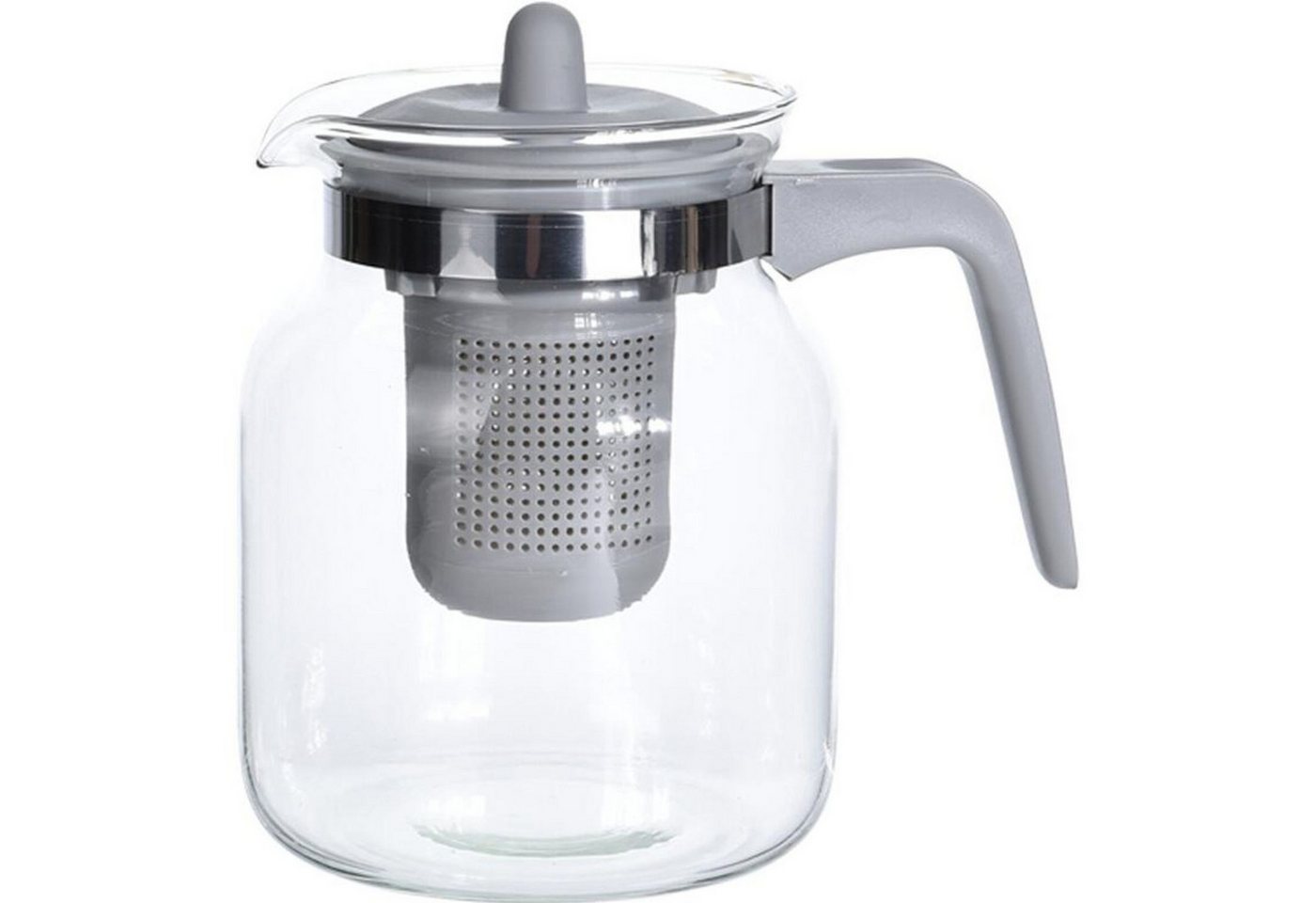 BURI Kanne Glas-Teekanne 1,5L mit Teesieb und Deckel 1500ml Teebereiter Glaskanne BURI Kanne Glas-Teekanne 1,5L mit Teesieb und Deckel 1500ml Teebereiter Glaskanne von BURI