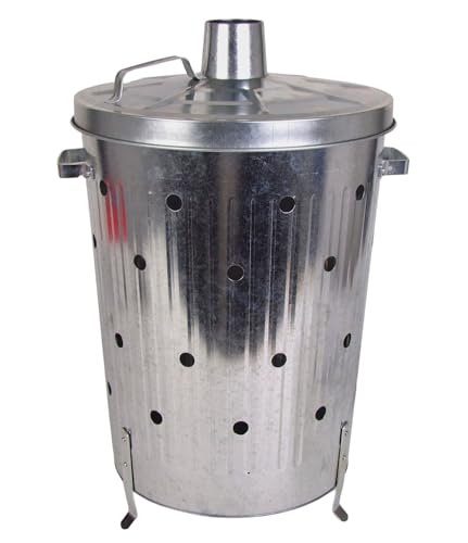 BURI Komposter 75l verzinkt - Feuertonne Feuerschale Verbrenner Terrassenofen Holz Silber Gartenabfälle Humus BURI Komposter 75l verzinkt - Feuertonne Feuerschale Verbrenner Terrassenofen Holz Silber Gartenabfälle Humus von BURI