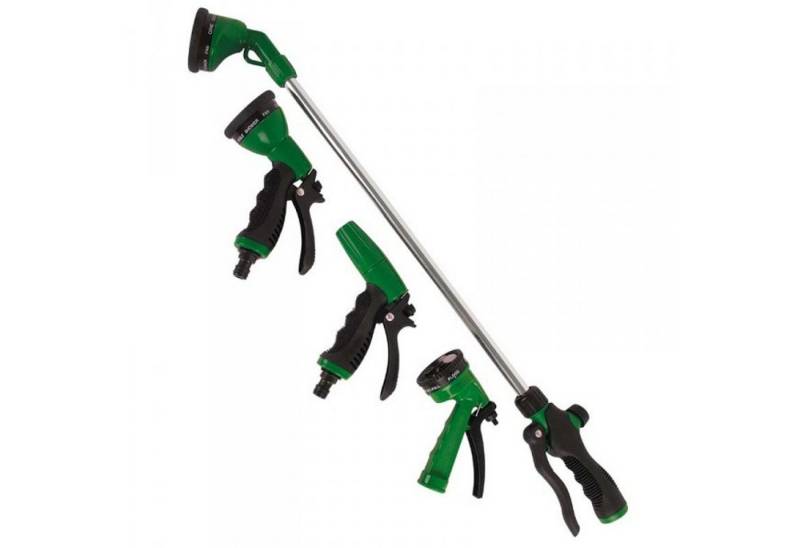 BURI Regner Multifunktions-Beregnungsset 4-teilig Bewässerungsset Gartenbrause von BURI