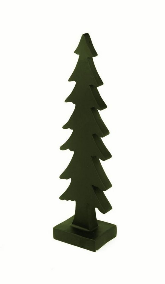 BURI Künstlicher Weihnachtsbaum Deko Weihnachtsbaum aus Polyresin 51cm von BURI