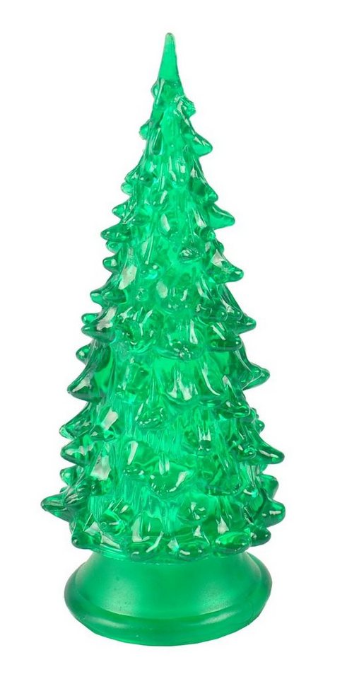 BURI Künstlicher Weihnachtsbaum LED Tannenbaum mit Farbwechsler 14cm Winterdeko Weihnachtsbaum Leuchtt von BURI