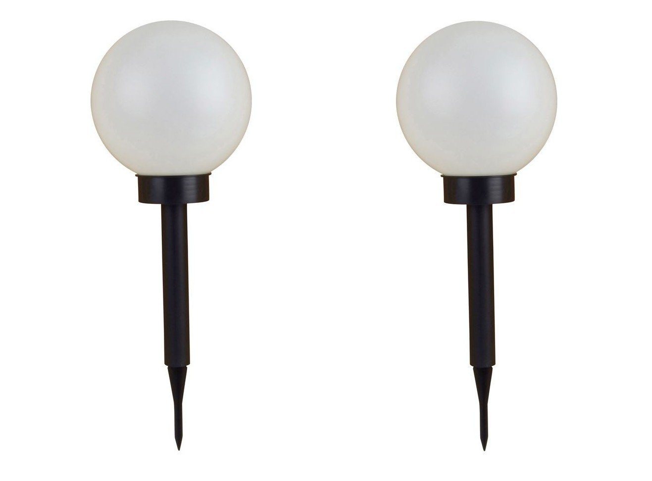 BURI Gartenleuchte 2er Set LED Solar Kugelleuchte 3 in 1 Kugellampe Leuchtkugel Gartenleu BURI Gartenleuchte 2er Set LED Solar Kugelleuchte 3 in 1 Kugellampe Leuchtkugel Gartenleu von BURI