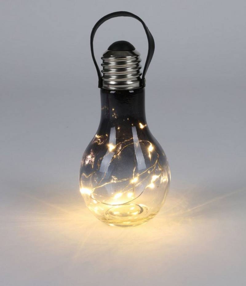 BURI LED Dekolicht LED Deko Glühbirne aus Glas Glühlampe Hängelampe Tischdeko Dekolampe von BURI