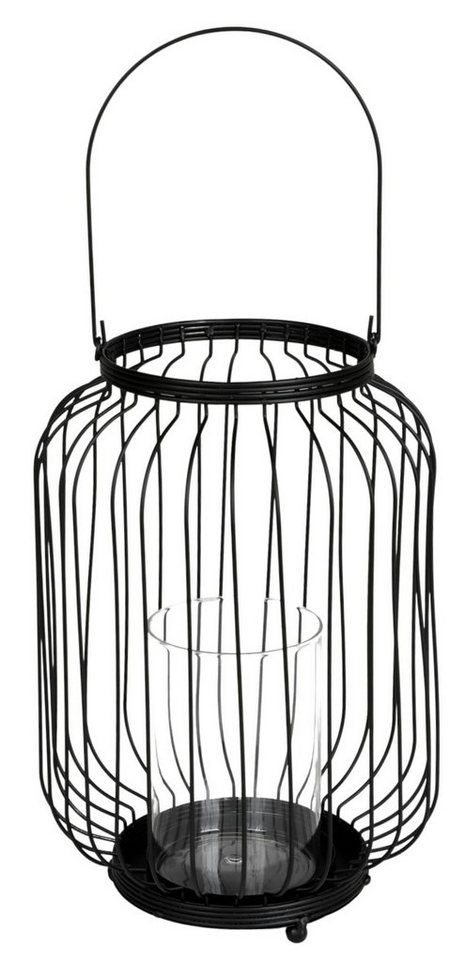 BURI LED Laterne Metall-Laterne mit Glaseinsatz Hängelampe Kerzenhalter Glaslaterne Ker BURI LED Laterne Metall-Laterne mit Glaseinsatz Hängelampe Kerzenhalter Glaslaterne Ker von BURI