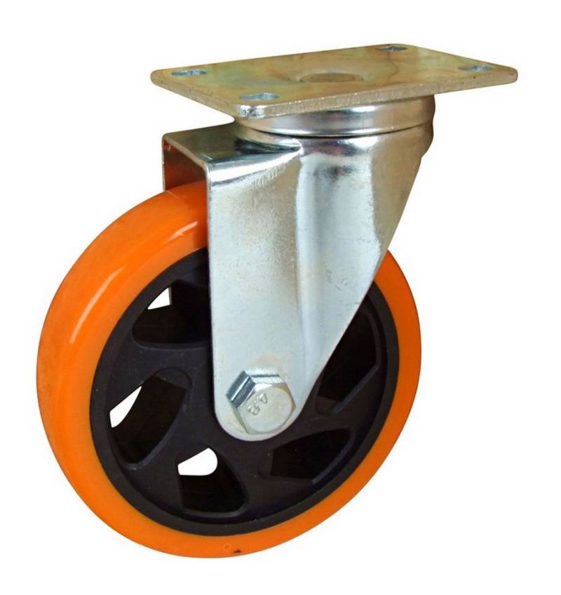BURI Möbelrolle Transportrollen 125mm Lenkrolle Schwerlastrollen Bockrollen Möbelrolle von BURI
