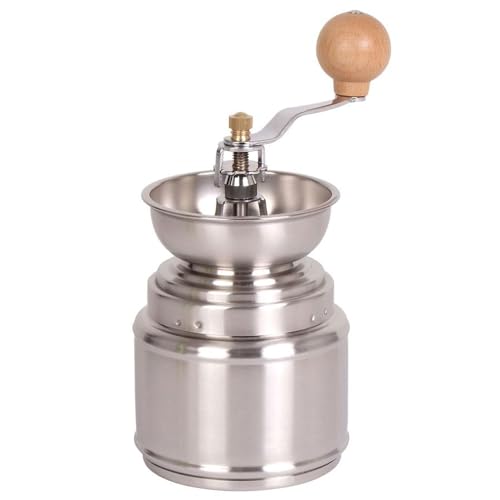 BURI Edelstahl Kaffeemühle manuell mit Keramikmahlwerk coffee grinder manual 9,5x21cm Kaffeemühlen Kaffee mahlen Nostalgie Espresso Zubehör Mahlgrad einstellbar Espressomühle mit Holzgriff Mühle Küche BURI Edelstahl Kaffeemühle manuell mit Keramikmahlwerk coffee grinder manual 9,5x21cm Kaffeemühlen Kaffee mahlen Nostalgie Espresso Zubehör Mahlgrad einstellbar Espressomühle mit Holzgriff Mühle Küche von BURI