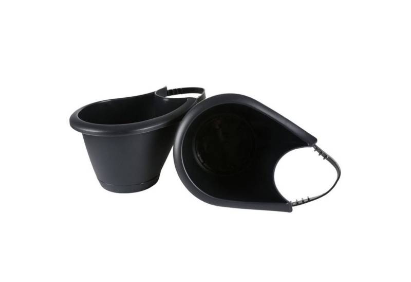 BURI Blumenbank 2er-Set Regenrohr Pflanztopf Blumentopf Pflanzengefäß Fallrohr von BURI