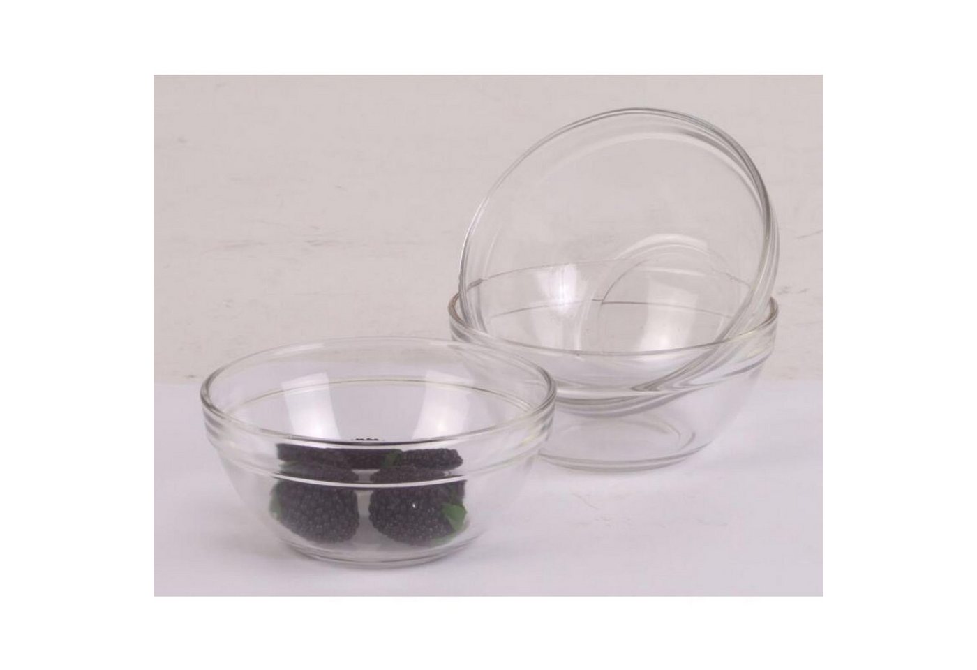 BURI Schale 16x Glas-Dessertschalen-Set 13x6x5cm Schalen Küche Haushalt, Glas von BURI