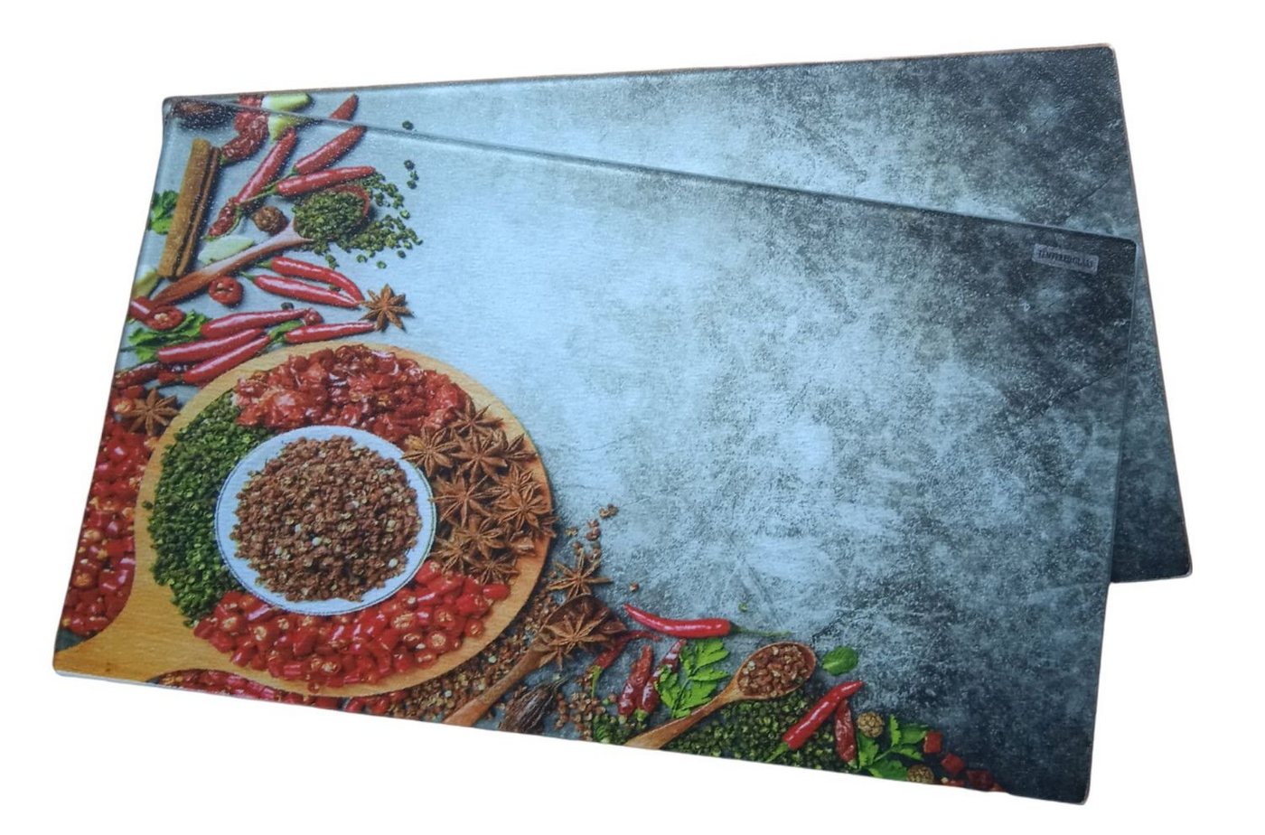 BURI Schneidebrett Glas Herd-Abdeckplatten 2er-Set Herdabdeckplatten Ceranfeldabdeckung, Glas BURI Schneidebrett Glas Herd-Abdeckplatten 2er-Set Herdabdeckplatten Ceranfeldabdeckung, Glas von BURI