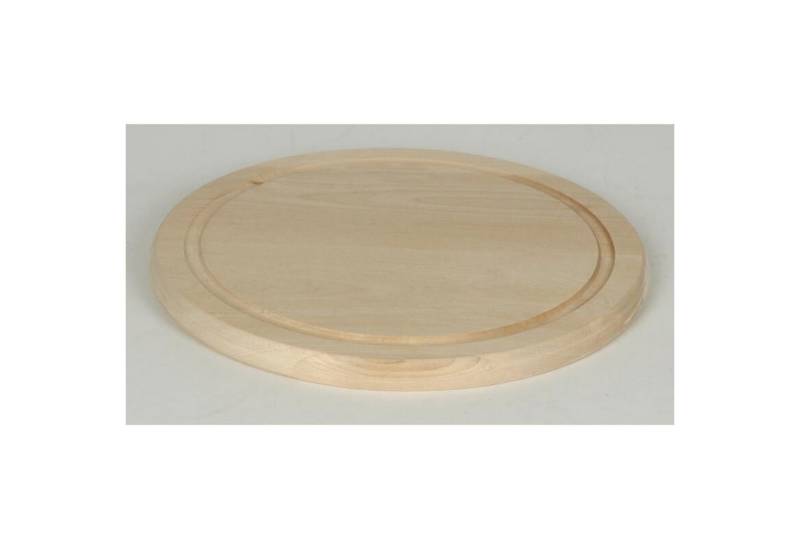BURI Schneidebrett Holz Schneidebrett Rund Küchen Zerkleinern Kochen Hacken Gemüse Obst, Holz von BURI