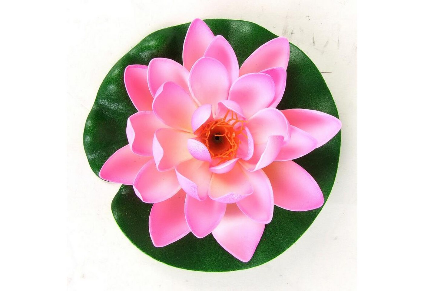 BURI Seerose 12x Künstliche Wasserlilie Schwimmende Seerose Garten Dekoration Teich von BURI