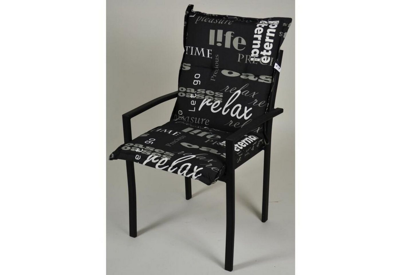 BURI Sitzauflage 4x Niederlehner Lifestyle Stuhlauflage Sitzkissen Garten Terrasse Pols, (4 St) von BURI