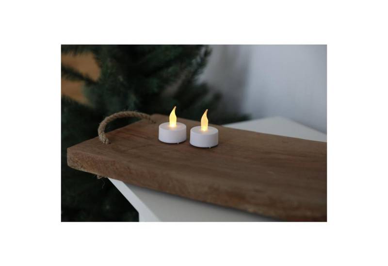 BURI Tafelkerze 36x LED Teelichter Elektrische Kerzen Gelb Kunststoff Batterien Tisch von BURI