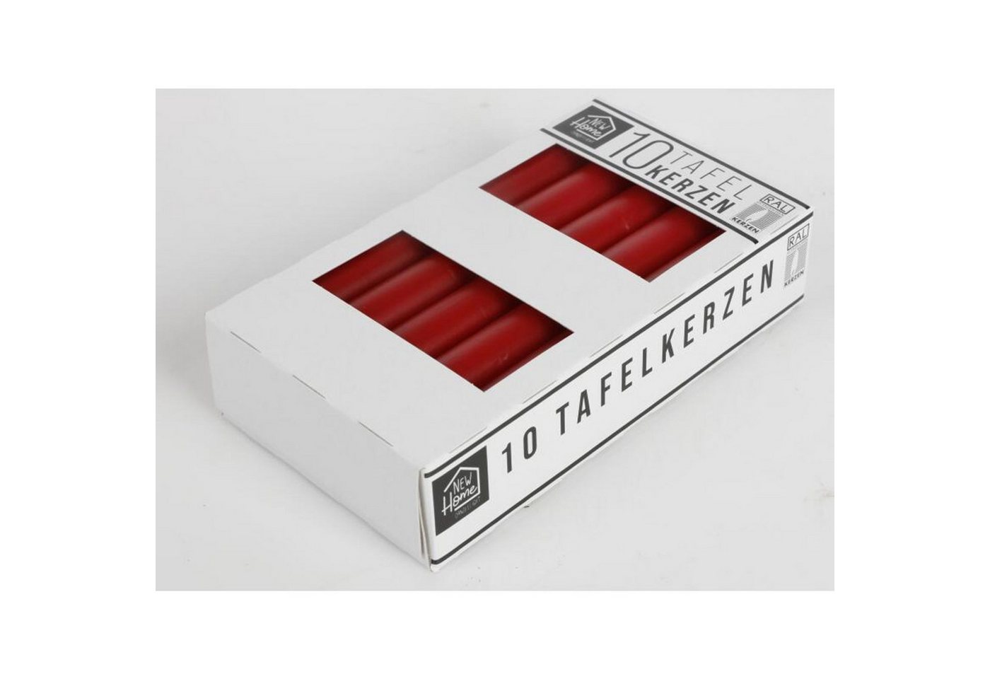 BURI Tafelkerze 8x Malmö Tafelkerzen New Home 10er Tischdekoration Teelicht Leuchten von BURI