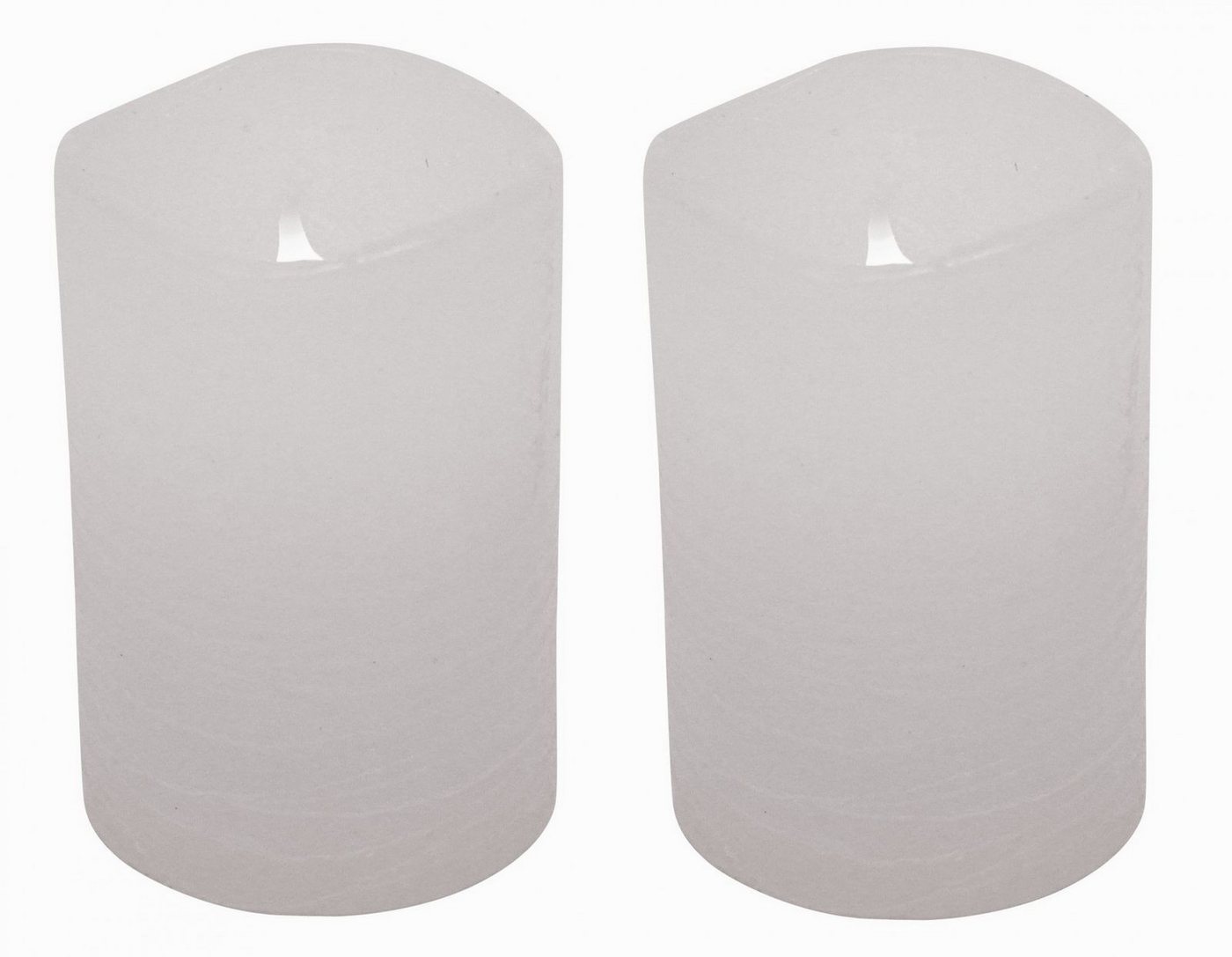 BURI Tafelkerze Kerze LED 2er 5x10 cm div.Farben von BURI
