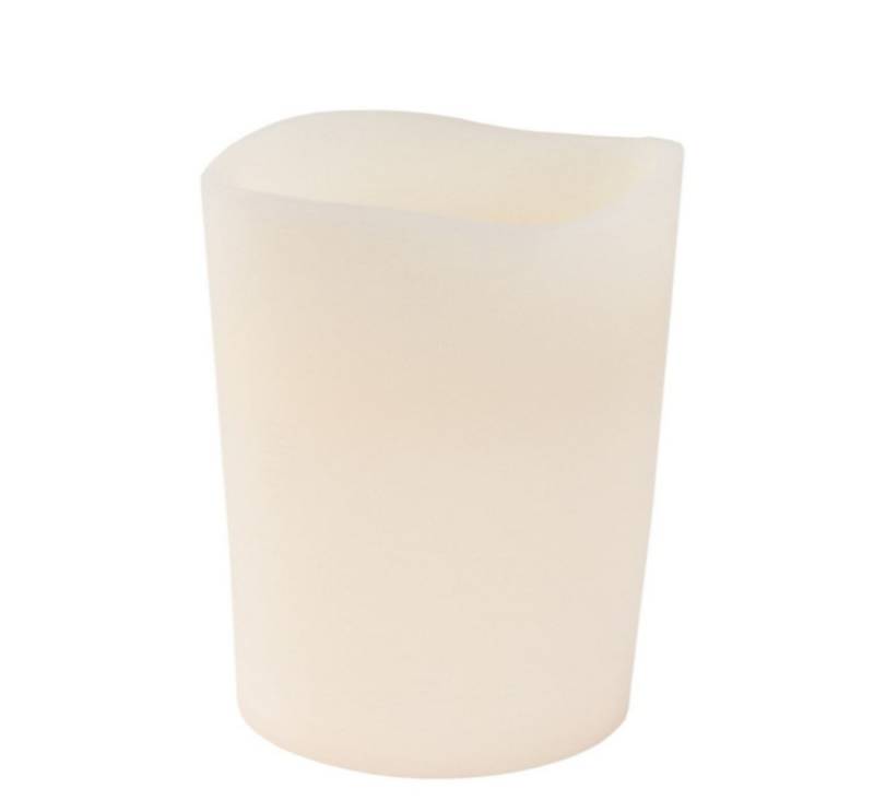 BURI Tafelkerze Kerze LED versch. Größen D= 7,5 cm (1-tlg) von BURI