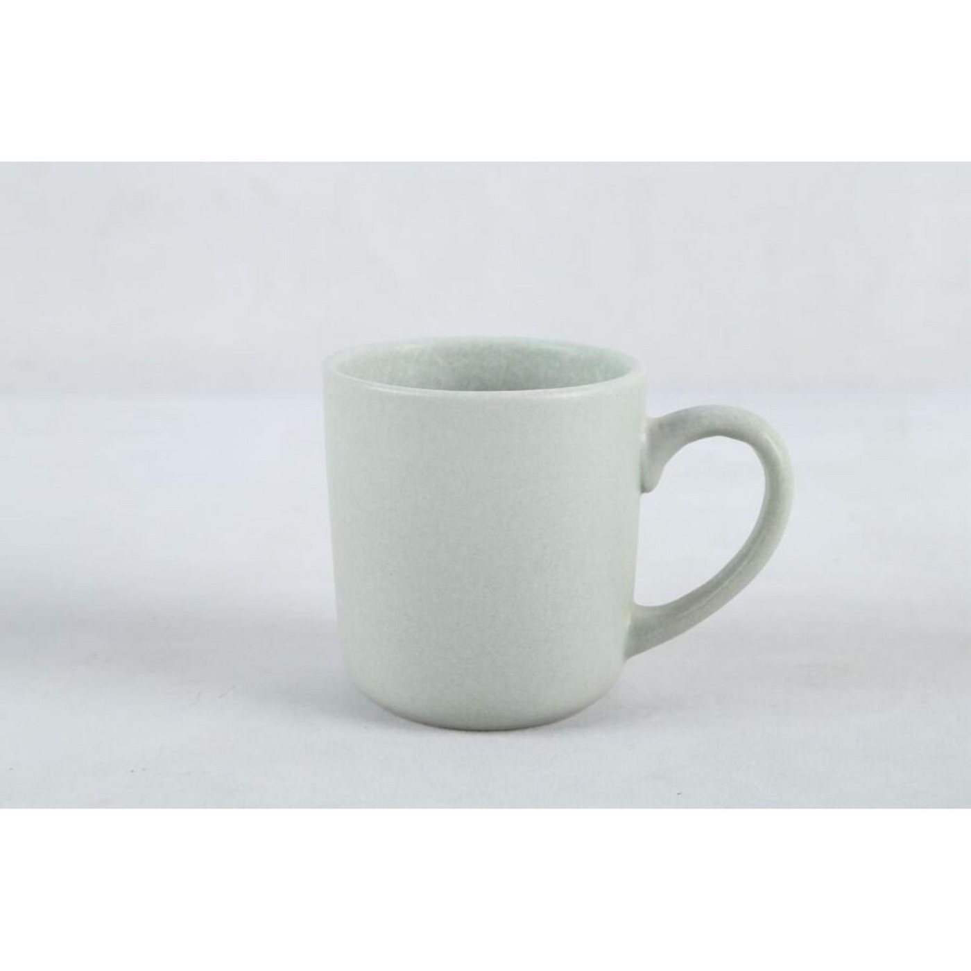 BURI Tasse 24x Keramik Becher 300ml Nature Kaffeetassen Glas Tee Trinken Pott, Keramik von BURI