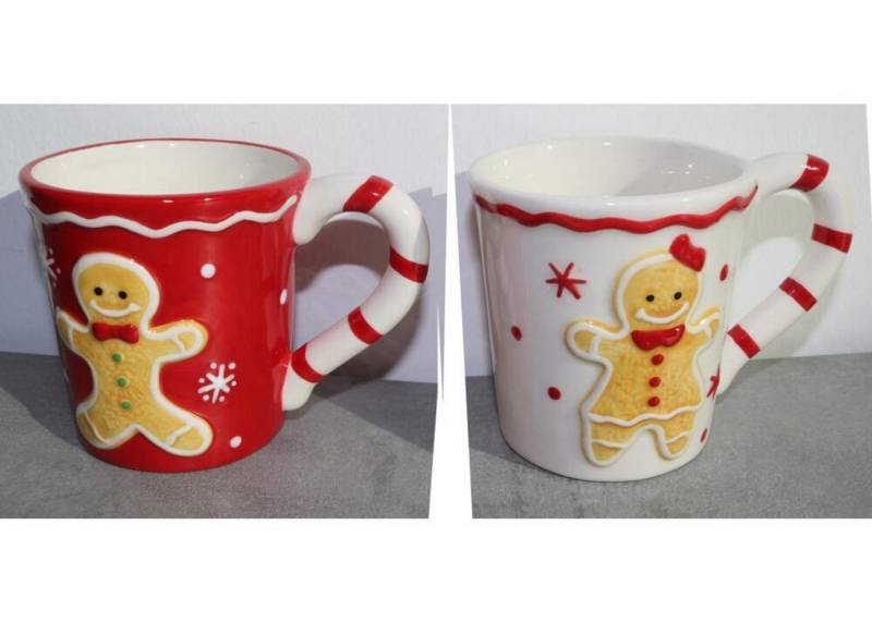 BURI Tasse BURI Kaffeebecher Lebkuchen Tassen Glas Küchen Trinken Weihnachten von BURI