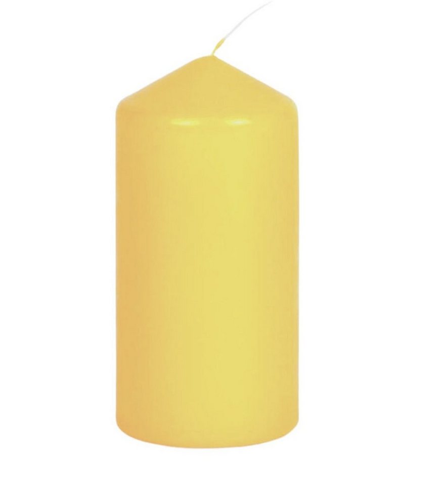 BURI Stumpenkerze Stumpenkerze gelb Adventskerzen Weihnachtskerze Stumpen Kerze Deko BURI Stumpenkerze Stumpenkerze gelb Adventskerzen Weihnachtskerze Stumpen Kerze Deko von BURI