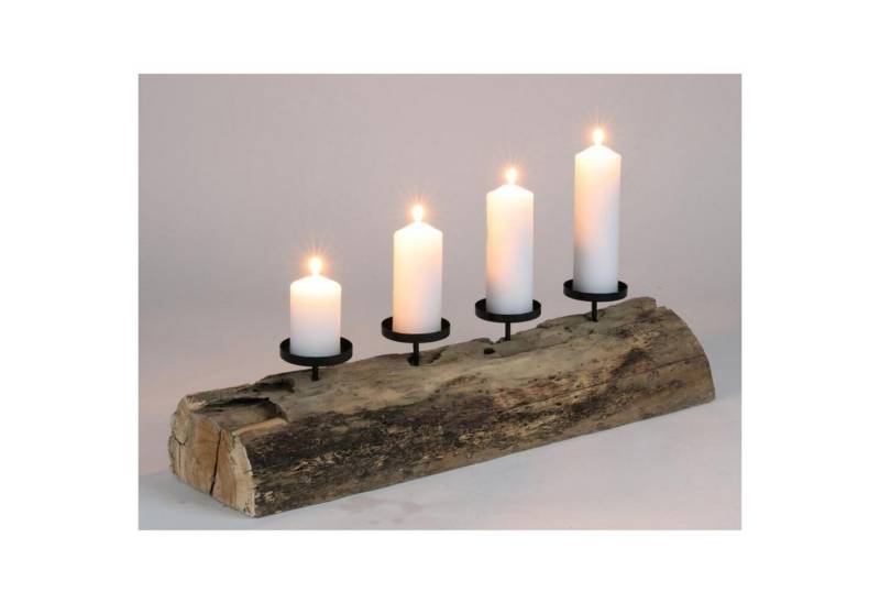 BURI Teelichthalter XXL Kerzenhalter Holz 70cm Weihnachtsdeko Kerzenständer Adventskranz BURI Teelichthalter XXL Kerzenhalter Holz 70cm Weihnachtsdeko Kerzenständer Adventskranz von BURI
