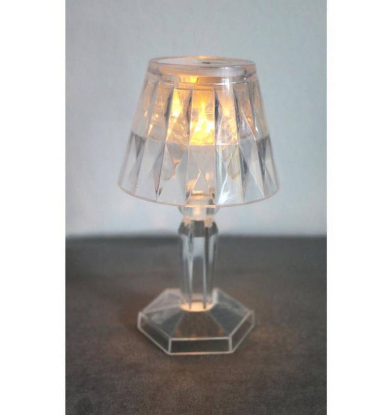 BURI Tischleuchte 12x LED Mini-Lampe aus Acryl von BURI