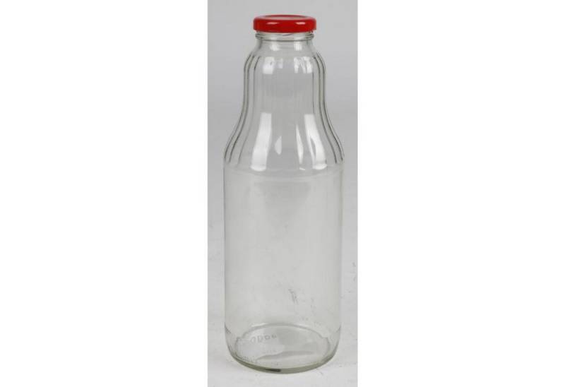 BURI Trinkflasche 21x Glasflasche 1L Schraubdeckel Saft Wasser Milch Küchen Trink Tisch BURI Trinkflasche 21x Glasflasche 1L Schraubdeckel Saft Wasser Milch Küchen Trink Tisch von BURI