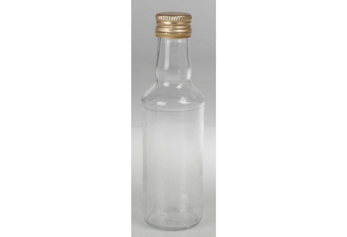 BURI Vorratsdose 18x Glas Flasche 250ml Schraubverschluss Vorrat Likör Schnaps Leer, Glas von BURI