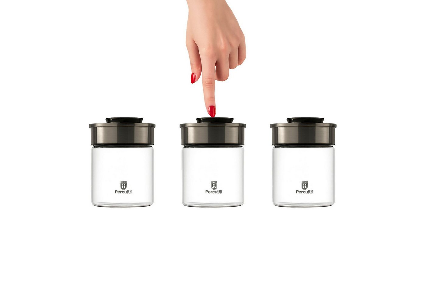 BURI Vorratsglas 3x Vakuum Vorratsdosen Glas 700ml Vorratsgläser Vakuumdeckel luftdicht, Glas BURI Vorratsglas 3x Vakuum Vorratsdosen Glas 700ml Vorratsgläser Vakuumdeckel luftdicht, Glas von BURI