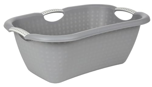 BURI Wäschewanne Ergonomica 27L Wäschekorb Wäschesammler Wäschebox Wäschebehälter, Farbe:hellgrau BURI Wäschewanne Ergonomica 27L Wäschekorb Wäschesammler Wäschebox Wäschebehälter, Farbe:hellgrau von BURI
