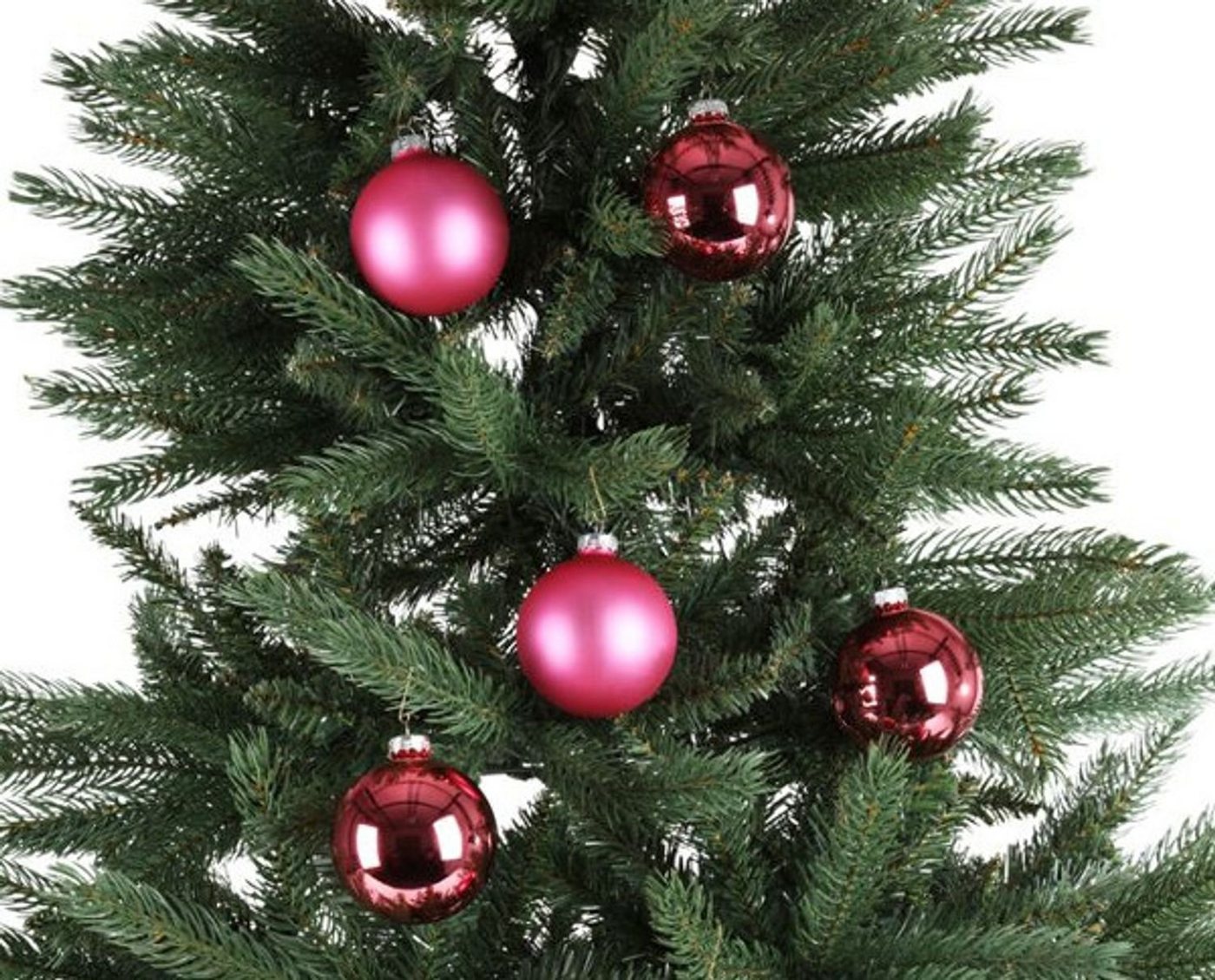 BURI Weihnachtsbaumkugel Weihnachtsbaumkugeln 8er-Set 7,5cm Christbaumkugeln Baumschmuck Deko (8 St) von BURI
