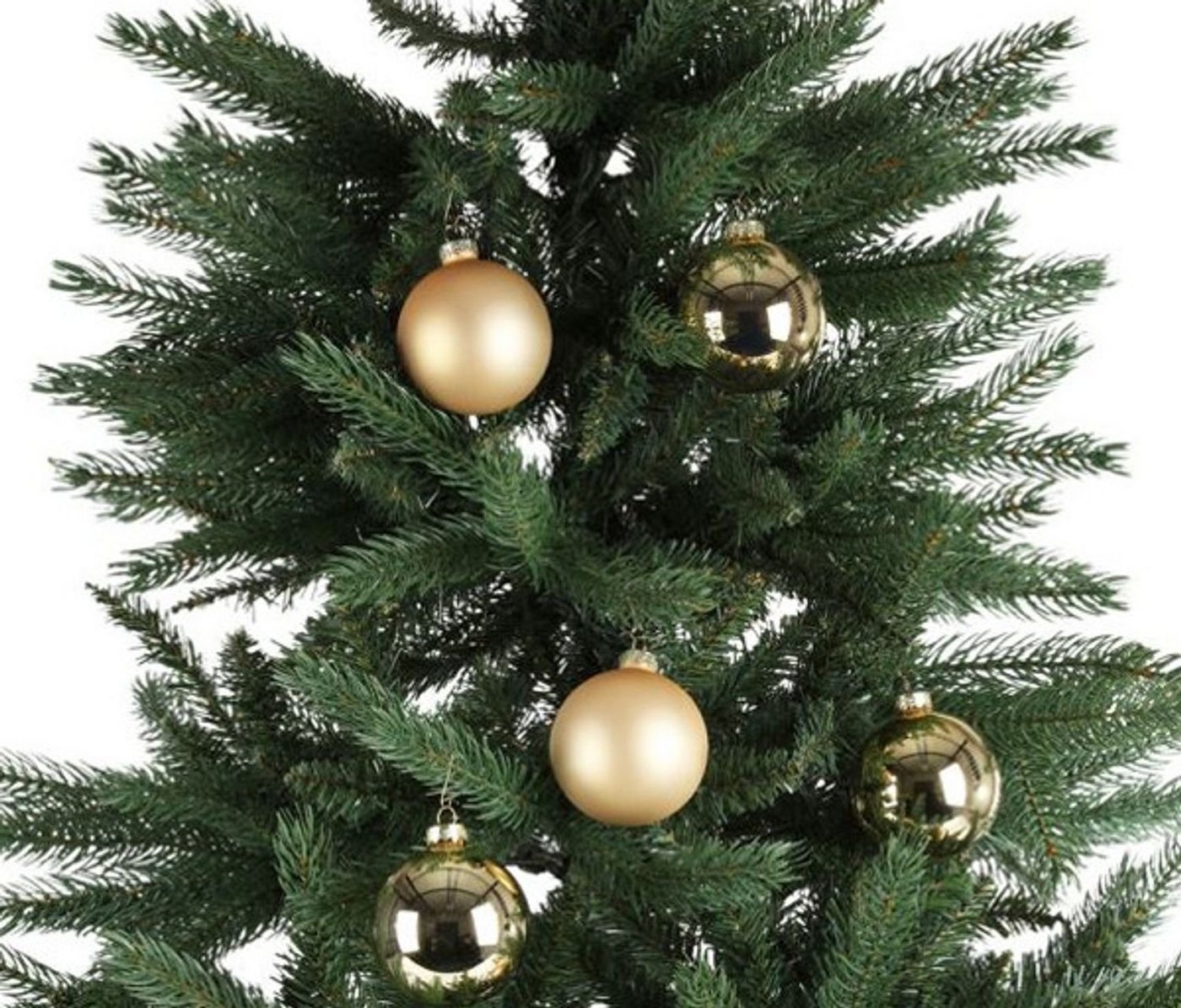 BURI Weihnachtsbaumkugel Weihnachtsbaumkugeln 8er-Set 7,5cm Christbaumkugeln Baumschmuck Deko (8 St) von BURI