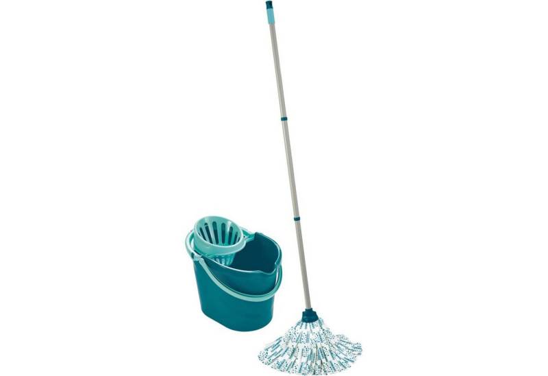 BURI Wischmopp 4x Leifheit Wischmopp 3-tlg Bodenwischer Wischer Eimer Bodenreiniger von BURI