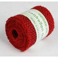 Buri - 36x 3m Grüner Jan Juteband rot 6cm x 3m Seil Natur Basteln Dekorieren Garten Buri - 36x 3m Grüner Jan Juteband rot 6cm x 3m Seil Natur Basteln Dekorieren Garten von BURI
