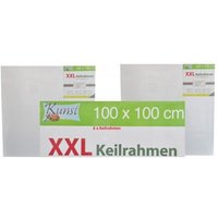 Buri - 4er-Set Keilrahmen xxl 100x100cm Leinwand Holzrahmen Leinwände Künstlerbedarf von BURI