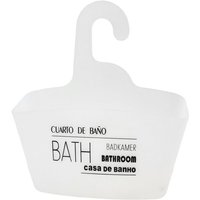Buri - Badutensilo zum Hängen Duschkorb Duschablage Duschregal Hängeregal Organizer - transparent von BURI