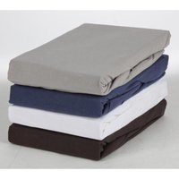 Buri - Boxspring Spannbettlaken 150x200x35cm 180gsm Jersey Baumwolle Tuch Überzug Buri - Boxspring Spannbettlaken 150x200x35cm 180gsm Jersey Baumwolle Tuch Überzug von BURI