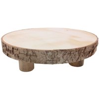 Buri - Deko Holz-Tischchen 20cm Tischdeko Weihnachtsdeko Gesteckunterlage Holztablett Buri - Deko Holz-Tischchen 20cm Tischdeko Weihnachtsdeko Gesteckunterlage Holztablett von BURI